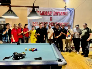 Ujitanding Biliar, Tim Tamu PWI Kalsel Menang Tipis 3-2 atas PWI DKI Jakarta 