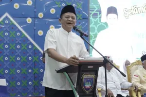 437 Calon Haji OKU Timur Diberangkatkan ke Asrama Haji Palembang