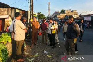 Penertiban Pedagang di Tepi Jalan Pasar Pannampu