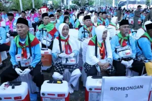 786 Jamaah Haji NTB Resmi Terbang ke Tanah Suci via Lombok