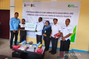 BPJAMSOSTEK Santuni Ahli Waris Karyawan SPPG di Nabire Rp118 Juta