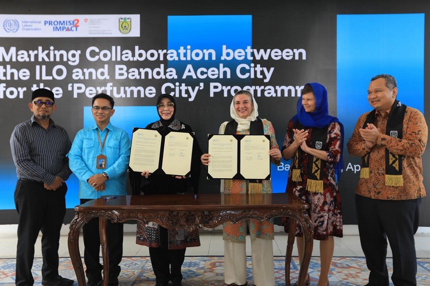ILO dan Pemerintah Kota Banda Aceh Jalin Kolaborasi untuk Perkuat UMKM dan Dukung Program Kota Parfum