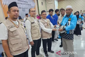 Kloter 01 Embarkasi Banjarmasin Masuk Asrama Haji Jelang Keberangkatan 2026