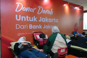 Bank Jakarta Gandeng PWI Jaya dan PMI DKI Jakarta Gelar Donor Darah