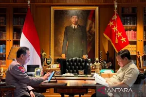 Presiden Prabowo Subianto Panggil Kapolri Listyo Sigit Prabowo ke Hambalang.