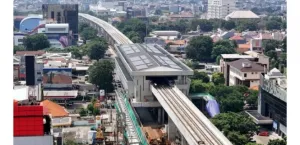 Progres LRT Jakarta Fase 1B Sudah Capai 91%, Sebentar Lagi Rampung