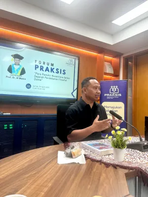 Forum Praksis ke-19 Bedah Buku Al Makin, Tegaskan Posisi Pemikir Indonesia dalam Peta Filsafat Dunia