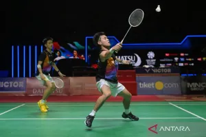 Raymond/Joaquin SempurnakankKemenangan Indonesia atas Aljazair 5-0