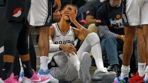 Wembanyama Absen di Gim 3 Playoff NBA Usai Alami Gegar Otak