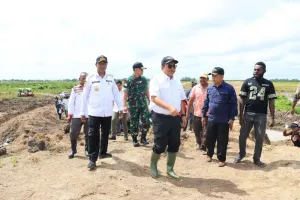 Ditjen Kementan Tinjau Cetak Sawah di Merauke, Dorong Ketahanan Pangan