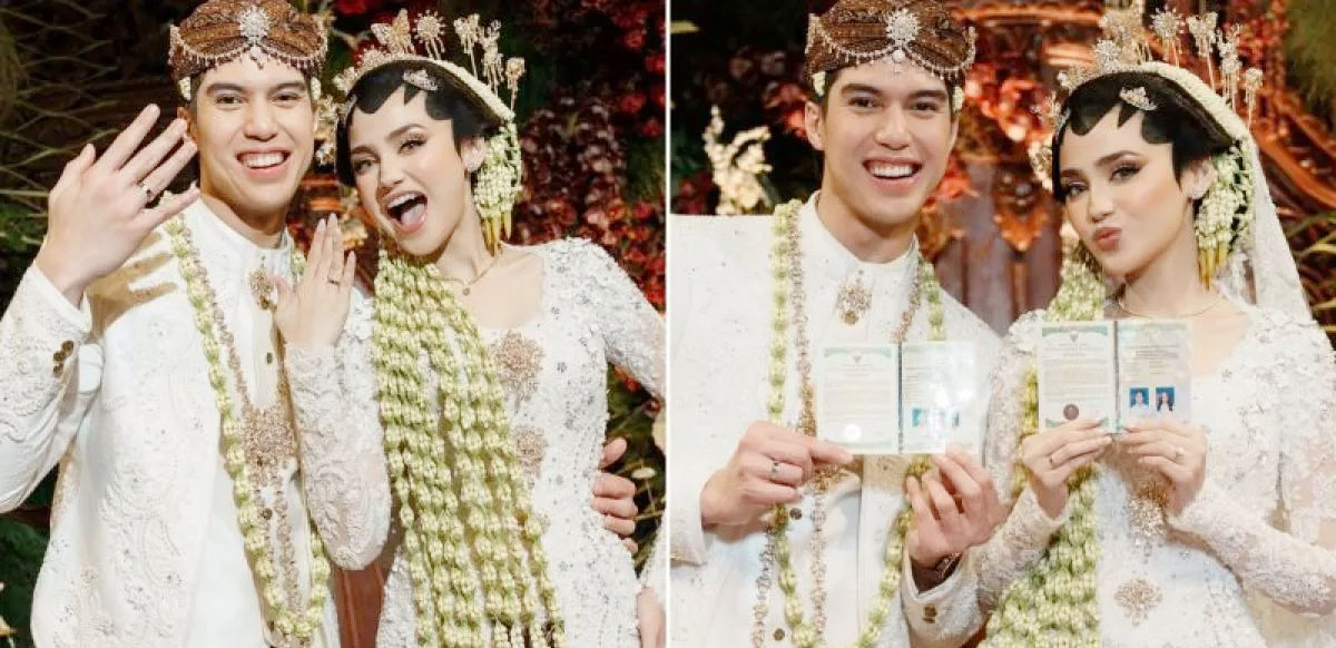 El Rumi dan Syifa Hadju Resmi Suami-Istri, Ini Dia Potret Akad Nikah yang Dibagikan Ahmad Dhani 