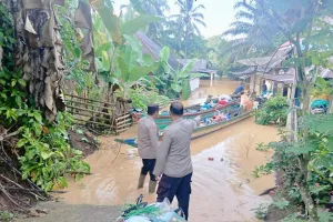 Waspada Banjir Susulan, Polda Jambi Siaga Satu di Lokasi Bencana, Ini Data Kerusakan Terbaru