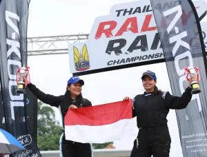 Pembalap Wanita Indonesia Lody Natasha Sabet Podium 3 di Thailand Rally Raid Championship