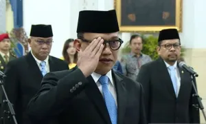 Presiden Lantik Abdul Kadir Karding sebagai Kepala Badan Karantina