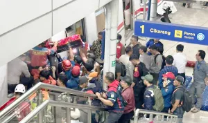 KAI Hentikan Semua Keberangkatan dari Gambir dan Pasar Senen Malam Ini