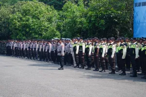 Jelang Hari Buruh 2026, Kapolres Metro Bekasi Pimpin Pasukan Pengamanan di Jababeka