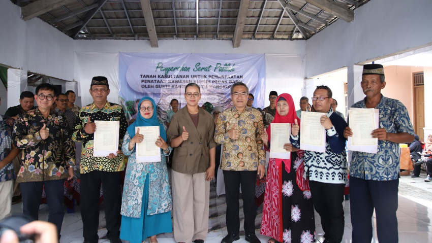  Serat Palilah Diserahkan, Warga Pedak Baru Bantul Dapat Kepastian Tinggal
