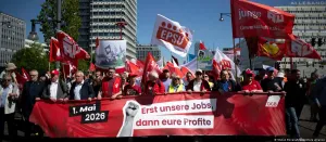 Lebih dari 360.000 Orang Ikut Aksi Demo Hari Buruh di Jerman