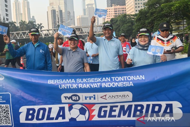 Sambut Piala Dunia 2026, TVRI Gelar Fun Walk Bola Gembira 