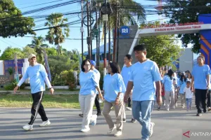 TVRI NTT, ANTARA, dan RRI Kupang Gelar Fun Walk Sambut Piala Dunia 2026
