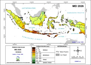 Cuaca Hari Ini, BMKG Ingatkan Potensi Hujan Lebat di Berbagai Wilayah 
