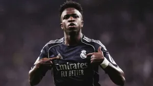 La Liga Spanyol: Dua Gol Vinicius Tunda Pesta Juara Barcelona, Real Madrid Tekuk Espanyol