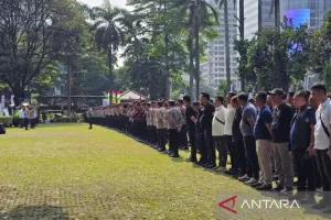 Polda Metro Jaya Kerahkan 3.545 Personel Kawal Aksi Demo Hardiknas