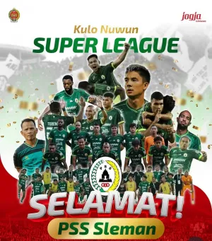 PSS Sleman Pastikan Promosi ke Liga 1 Usai Tekuk PSIS 3-0