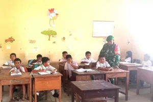 TNI Sahabat Pelajar Terus Digiatkan di Kepulauan Talaud, Sultra