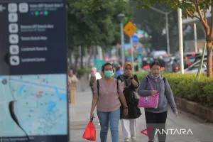 IQAir: Kualitas Udara Jakarta Tak Sehat bagi Kelompok Sensitif pada Rabu Pagi