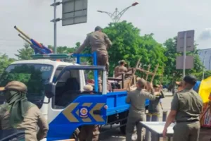 Pemkot Jakarta Utara Tertibkan PKL dan Parkir Liar di Danau Sunter