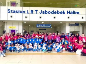 PT KAI Kenalkan Budaya Transportasi Publik Sejak Dini lewat Edutrain LRT Jabodebek