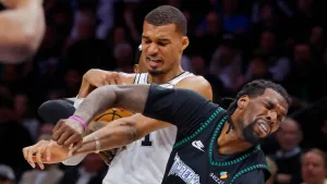 Wembanyama Diusir Keluar Lapangan, Spurs Tumbang dari Timberwolves