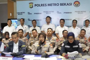 25 Tersangka Curanmor dan Pencuri Rumah Kosong di Bekasi Ditangkap Polisi.