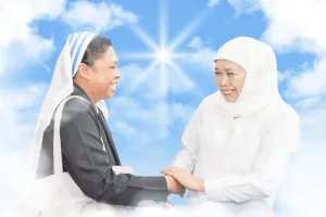 Bikin Adem, Pesan Menyentuh Khofifah untuk Umat Kristiani Jatim di Hari Kenaikan Yesus Kristus
