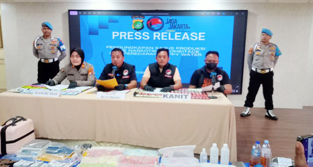 WNA Tiongkok Produksi 824 Buah Narkoba Vape Etomidate Senilai 2 Miliar