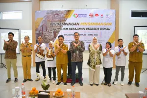 Ekspor Kerajinan Naik 25%! Kemenperin Gaspol Bina 35 Perajin Bambu di Hulu Sungai Selatan