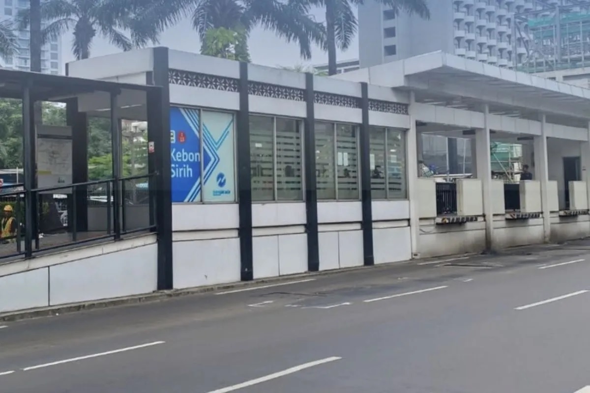 Ada Perbaikan Jalan, Halte Transjakarta Kebon Sirih Ditutup Sementara 15-18 Mei 2026