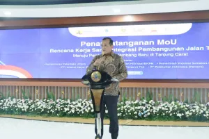 Pemprov Sumsel Sinkronisasi Tata Ruang Jalan Tol Menuju Pelabuhan Tanjung Carat