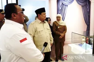 Presiden Prabowo Berkeliling Melihat Museum Marsinah di Nganjuk, Jatim 