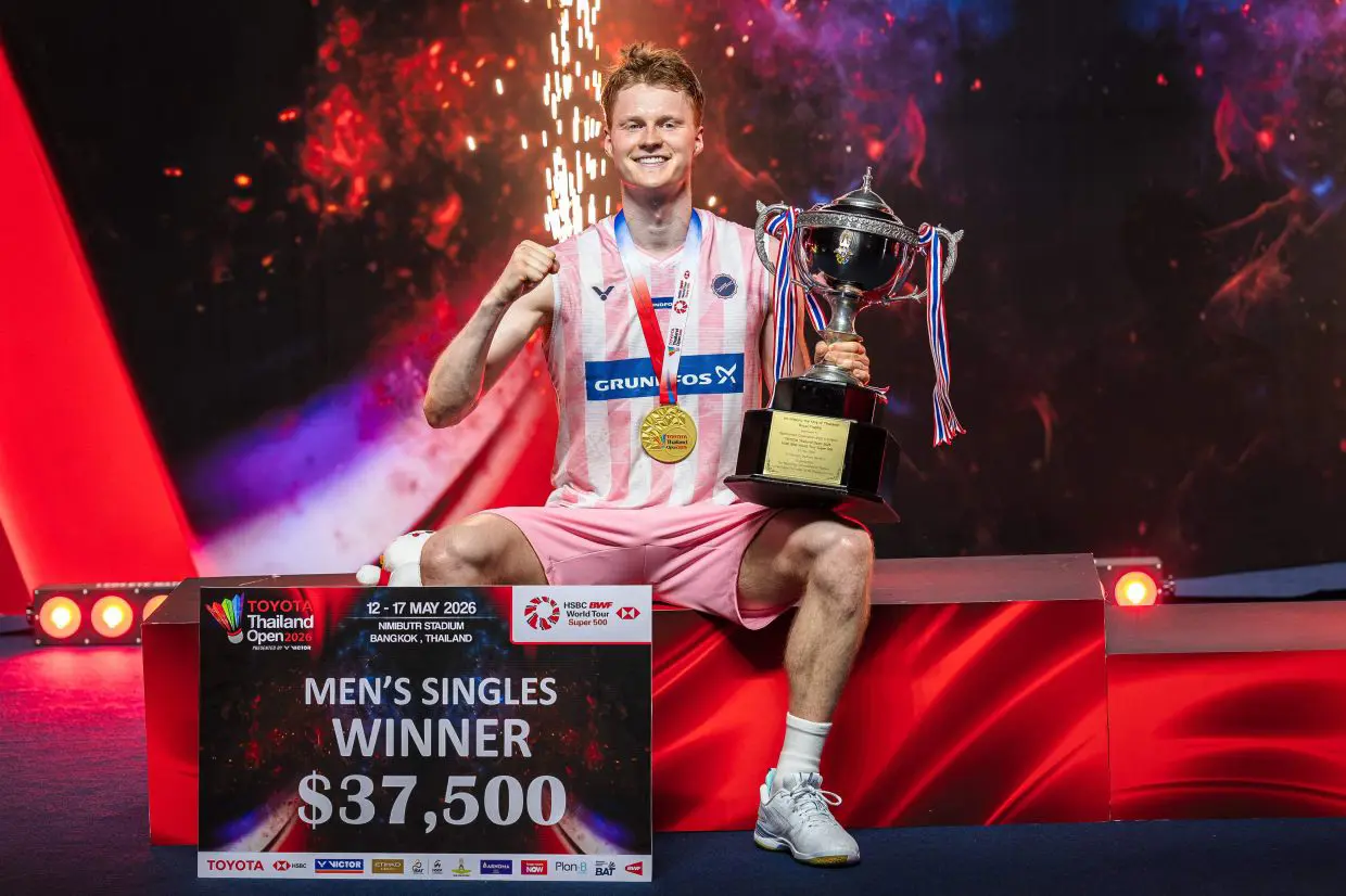 Antonsen Balas Dendam dan Rebut Gelar Tailan Open