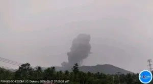 PVMBG: Gunung Dukono Kembali Erupsi