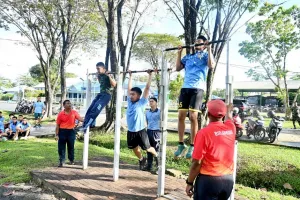 Uji Ketahanan dan Fisik Prajurit, Lanud Sjamsudin Noor Gelar Garjas Semester I Tahun 2026.