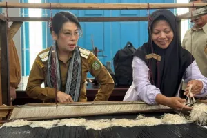 Dorong Industri Kreatif, Pemkot Singkawang Beri Pelatihan Tenun