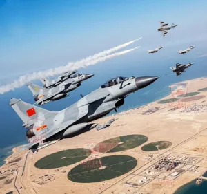  J-10C Angkatan Udara Pakistan Menang Telak dari Eurofighter Qatar dalam Latihan Tempur Udara Gabungan