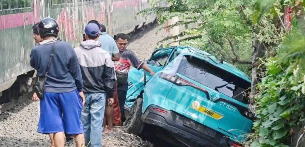 Sopir Taksi Green SM Ditetapkan Tersangka oleh Polisi, Sebagai Pihak Lalai dalam Kecelakaan KRL