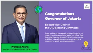 Terpilih Jadi Vice Chair C40 Cities, Gubernur Pramono Bawa Jakarta ke Panggung Global