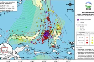 Gempa M5,9 Guncang Manado Jumat Pagi, Dipicu Aktivitas Lempeng Laut Maluku