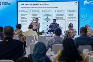 Menaker: BPJS Ketenagakerjaan Harus Jadi Motor Penggerak K3.
