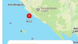 Gempa Magnitudo 5,3 Guncang Bengkulu Selatan, BMKG Imbau Warga Waspadai Gempa Susulan